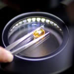 Detailed examination of a fine yellow sapphire