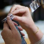 Obviously diamonds will not be removed from the jewellery to weigh them, accurate measurements are taken and special forumulae are applied to determine the weight of a diamond or gemstone