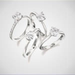 Diamond rings, particularly diamond engagement rings, are frequently appraised and valued by Darlene for clients throughout the Richmond & the Metropolitan Vancouver areas.