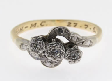 1950's diamond ring