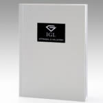 Παρουσίαση εντύπου  του IGL Appraisal & Valuation.<br/>Beautifully presented jewellery appraisal and valuation reports