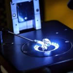 A gemmological binocular microscope is not only used to identify gemstones, but also with trained eyes can identify gemstone treatments as well as grade gemstones and diamonds.