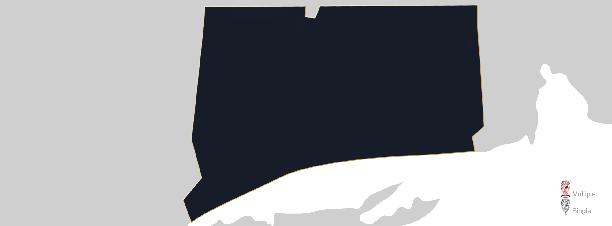 Map Connecticut