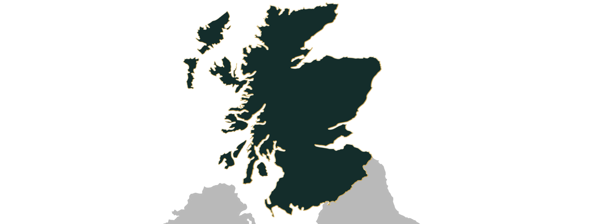 Map showing the location of jewellers in Scotland