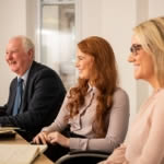 Some of the Glasgow office team members.