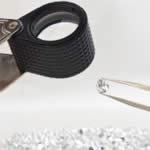 All diamonds are assessed for the 4Cs (Colour, Clarity, Cut quality and Carat weight)