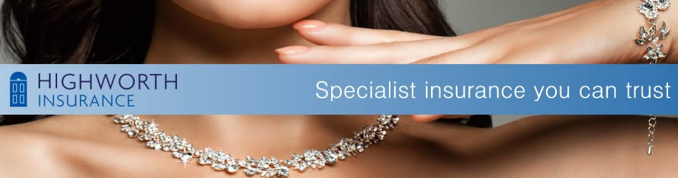 Banner for jewellery insurance company