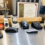 Part of the AGA lab, showing some of the gemological equipment available.