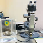 Part of the AGA lab, showing some of the gemological equipment available.