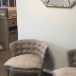 The comfortable waiting area in Kathleen's office.