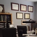 While you watch jewelry appraisal at the New York office