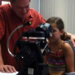 Keeping it in the family. Jewellery Appraiser and Diamond Grader of the future - Barry's granddaughter getting some training