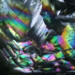 A diamond crystal under magnification. Photo credit: Gary Roskin